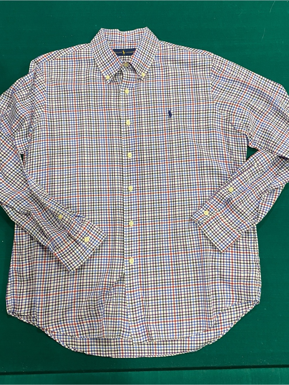 Polo by Ralph Lauren Multi-Color Check Button-Down Shirt Size L